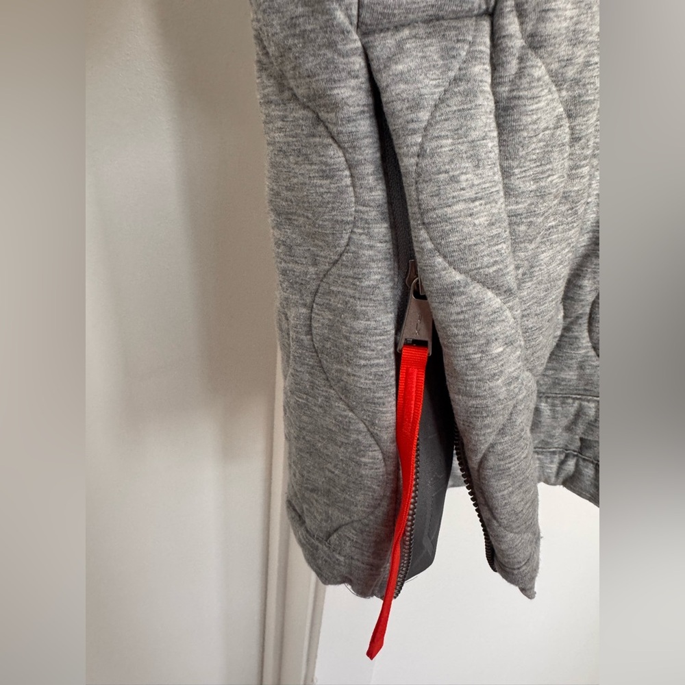 Ralph Lauren Sport RLX Gray Quilted Zip Pullover - Picture 3 of 7